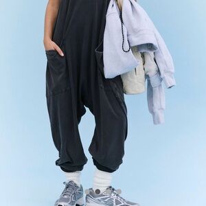 FP Movement by Free People Charcoal Jumpsuit